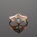 Cao Shi's best-selling rings set with horse eye zircon V-shaped ring, classic diamond style ring_voghion.com