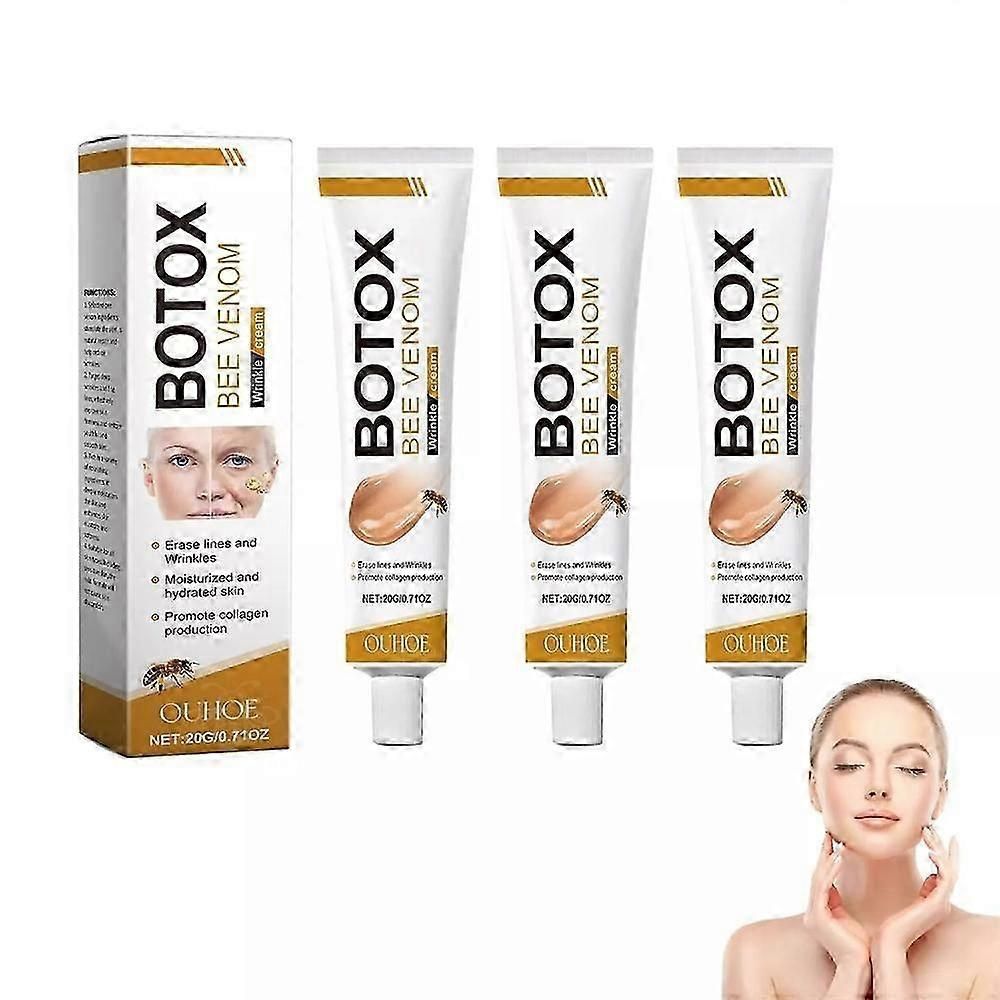 1/2/3X Bee Venom Wrinkle Removal Cream, Bee Venom Anti-Wrinkle Firming Cream, Bee Venom Cream, Moisturizing, Lifting & Recovery For All Skin Type_voghion.com