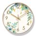 Yipula 6260 Wall Flower Dandelion Living Room Simple Pastoral Silent Sweep Second Quartz Clock_voghion.com