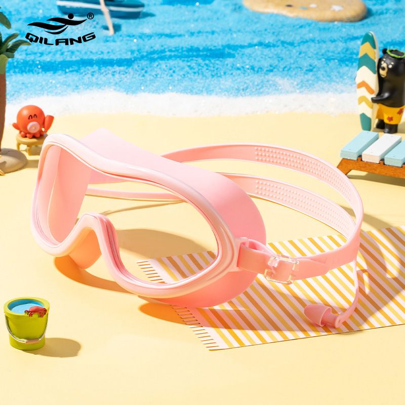 Swimming Goggles For Adults, HD Large Frame, Transparent, Waterproof, Anti-Fog, Unisex, Fashionable, Professional Diving_voghion.com