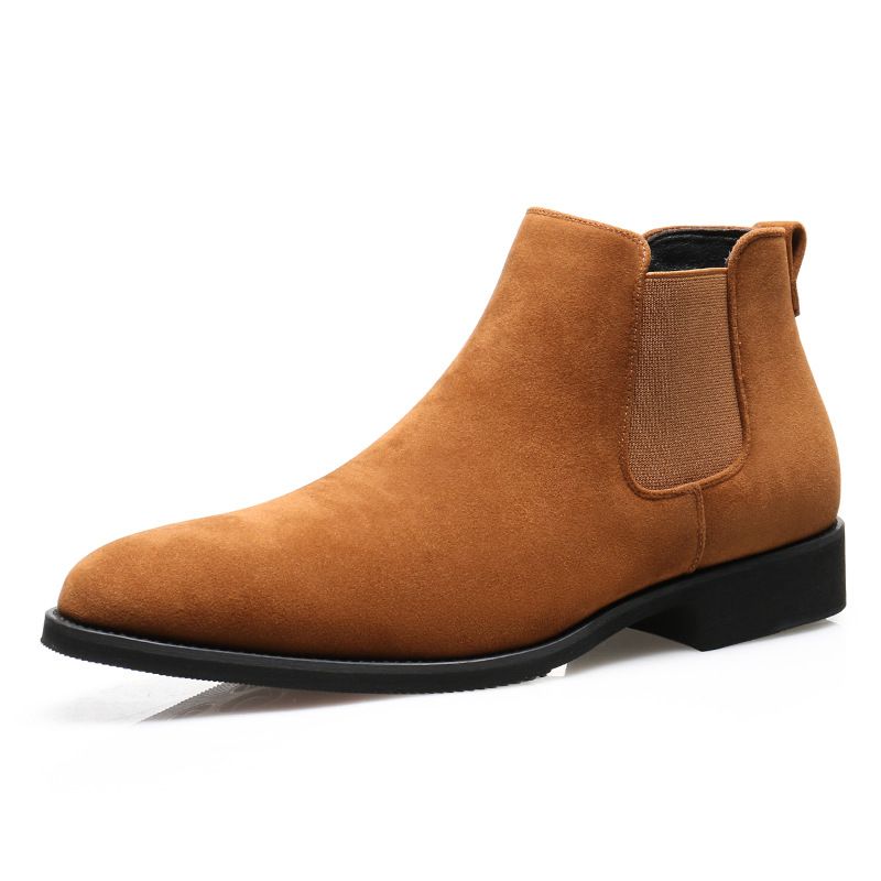 Men's retro fashion boots British pointy men's boots_voghion.com