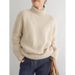 Korean-Style High-Neck Sweater Women's Autumn And Winter Thickened Knitted Top With A High-End And Laid-Back Style, Pair_voghion.com