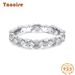 Tancise klassischer Zirkon-Silberring für Damen, Schmuck, Hochzeit, Versprechen, Party, Geschenk_voghion.com