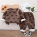 2023 New Sports All Over Little Bear Maglione invernale in peluche per bambini Set casual in due pezzi_voghion.com