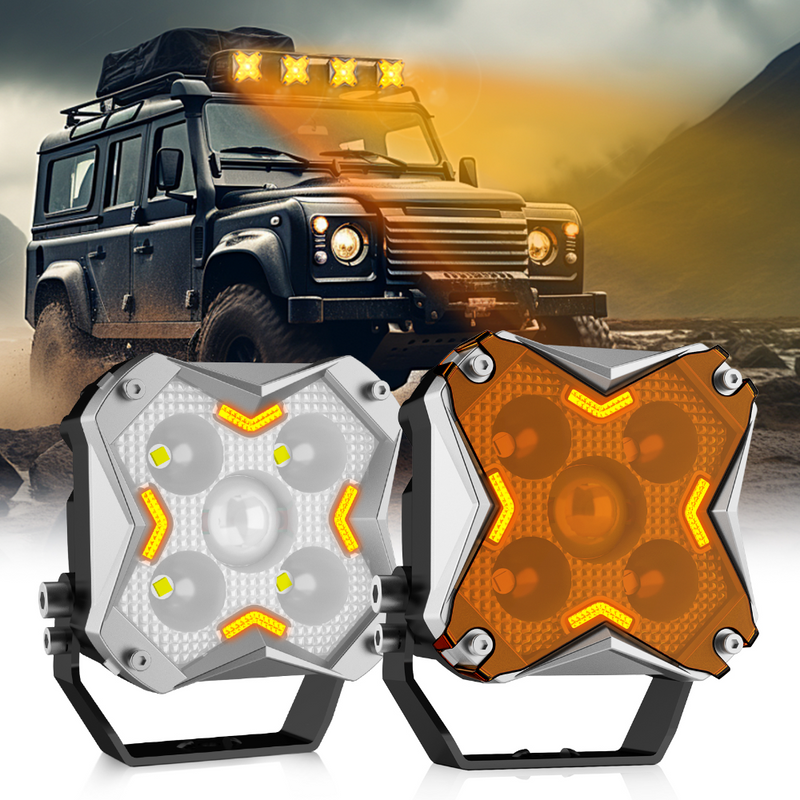 5 Inch 60W LED Work Light Super Bright LED Spotlight Combo DRL Driving Lights For Car 4x4 SUV ATV Truck Motorcycle Headlight_voghion.com