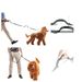 Hands Free Dog Leash Bag Double Straps Two Dogs _ Stretchable Elastic Strap With Double Padding For Hands_voghion.com