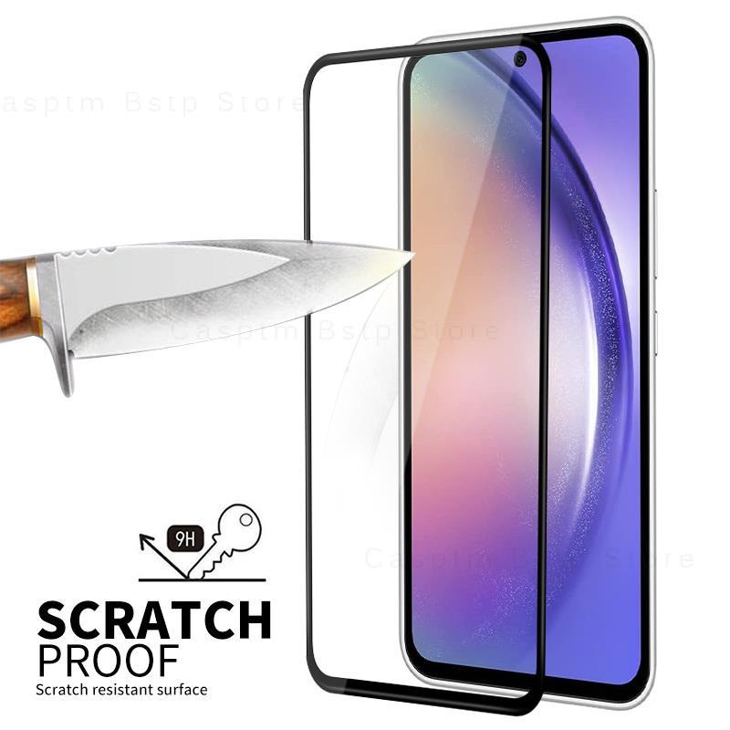 Tempered Glass For Samsung Galaxy A54 A53 A52 5G A34 A14 A73 A72 A24 A13 A23 A22 A12 A32 4G 5G Screen Protector_voghion.com