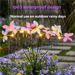 Luce solare a forma di farfalla, con spina da pavimento, simulazione di fiori, luce a farfalla, luce LED per esterni, impermeabile, da giardino e prato_voghion.com
