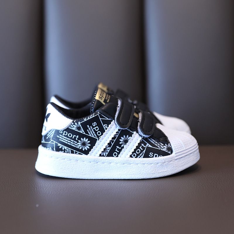 Spring New Shell Head Children's Sports Boys' Casual Board Girls' Baby S Little White_voghion.com