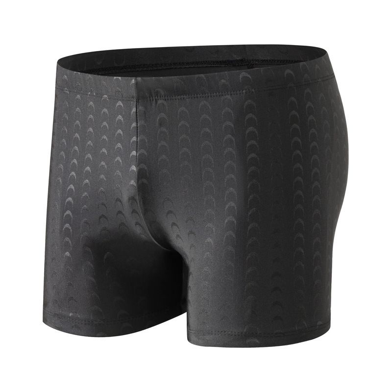 New fashionable quick-drying sharkskin swimming trunks men's boxer swimming trunks loose and comfortable waterproof swimsuit spa swimming trunks_voghion.com