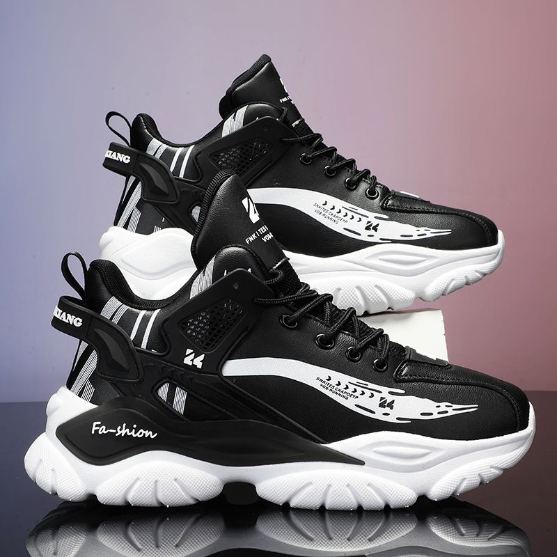 Pantofi sport de toamnă pentru agrement, cu talpă groasă, pentru tineri, pentru tătici, pentru sport_voghion.com