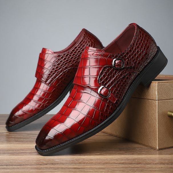 Leather For Men, British Style, New Trend, Versatile Pointed Men's Shoes, One Foot Kick Business Formal Casual Small_voghion.com