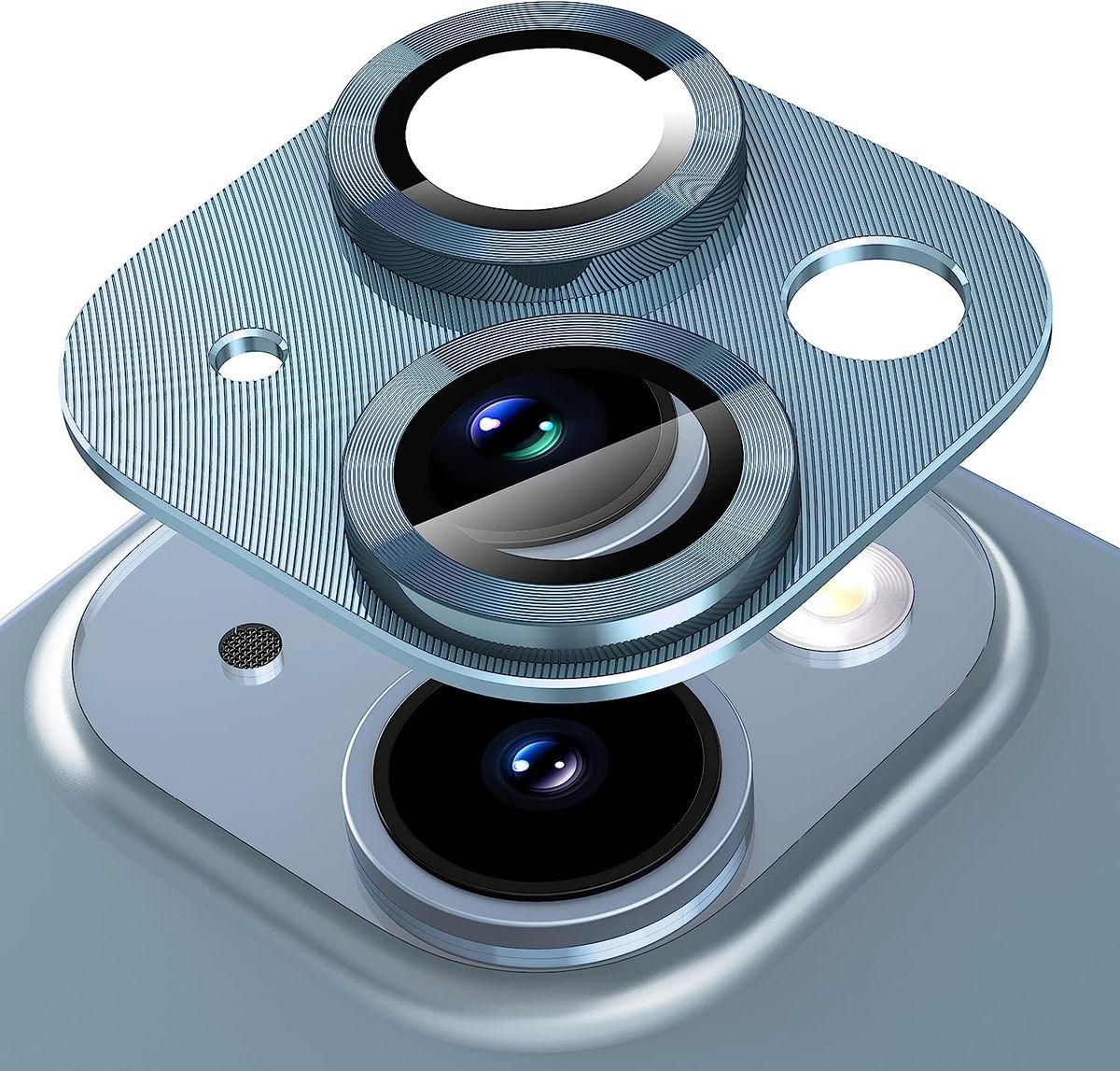 Kameraobjektivschutz Metallring Gehärtete Glasabdeckung für iPhone 14 Pluw 13 Pro Max 12 11 iPhone14 14Pro Schutzzubehör_voghion.com