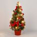 Mini-Christbaumschmuck, 40 cm, mit LED-Lichtern – festliche Tischdekoration für Zuhause, Büro, Party_voghion.com