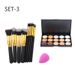 Makeup Sets 15 Colors Concealer To Cover Acne Marks Foundation Cream Rose Red Powder Puff 10 Makeup Brushes Set Combination Beauty_voghion.com