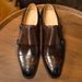 Voyage High-Quality Lined Business Formal Monk Strap Korean Style Round Toe Carved Genuine Leather Men's Shoes_voghion.com