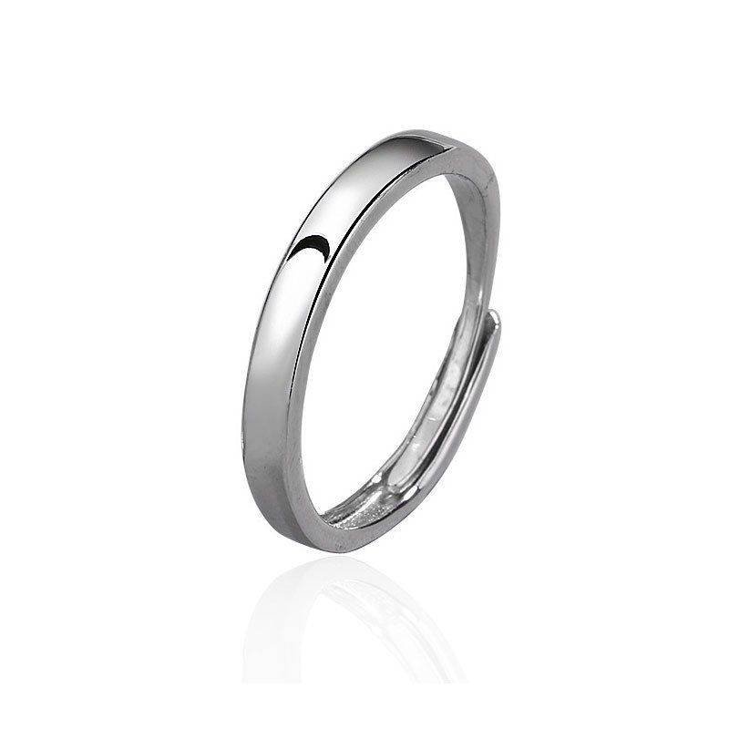 Bagues design de niche, bagues couple soleil, lune et étoiles, bagues ouvertes matin et soir tendance et simples pour hommes et femmes_voghion.com
