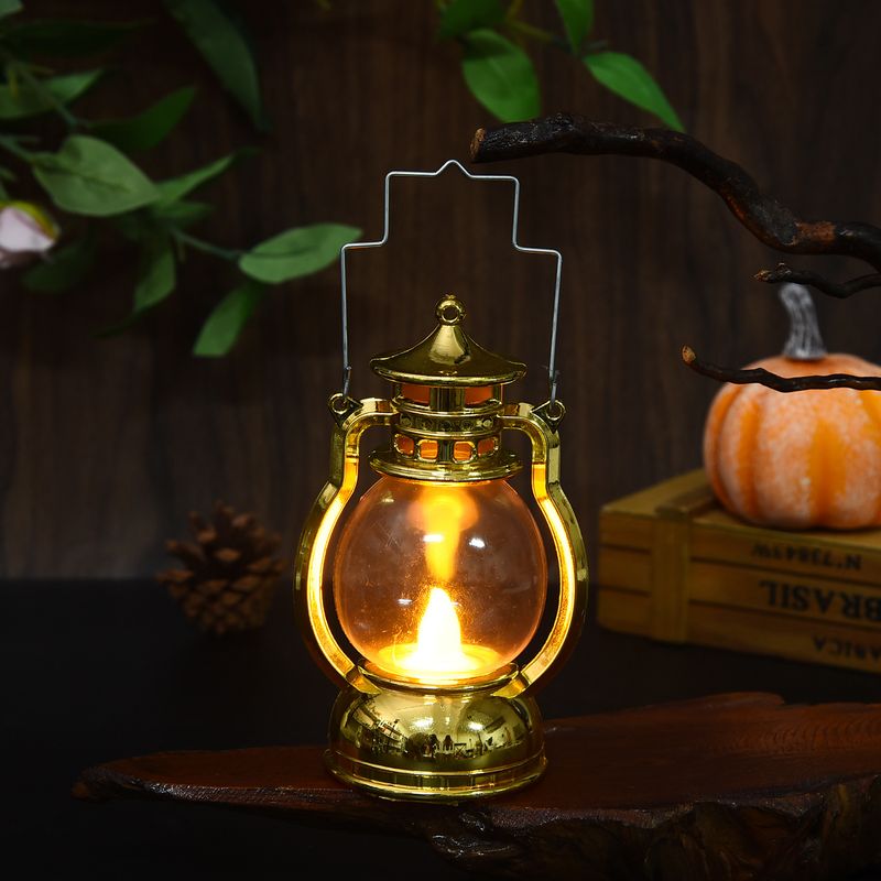 Luz de poni navideña LED vela electrónica luz portátil pequeña luz de aceite adorno decorativo creativo para fiestas_voghion.com