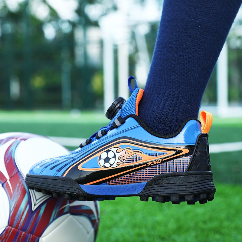 Ghete de fotbal pentru copii cu catarame rotative și cuie rupte, sport artificial pentru studenți în campusul de antrenament profesional_voghion.com