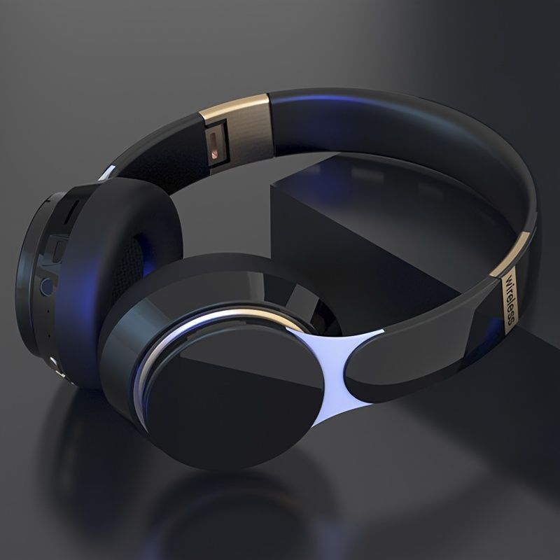 Wireless On-Ear Headphones With Purebass Sound; Surround Sound Headphones; Noise Cancelling_voghion.com