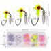 Jig Head Set Soft Bait Weighted Anti-Hooking Lure Hook 1.4g 1.6g 3g Vishaken 25 stuks verpakking_voghion.com