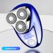 LCD Three-head Rechargeable Portable Electric Shaver Mini-Shave For Men Razor_voghion.com