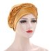 new turban hat multi-color velvet single color single braid hat  fashion pullover hat in stock_voghion.com