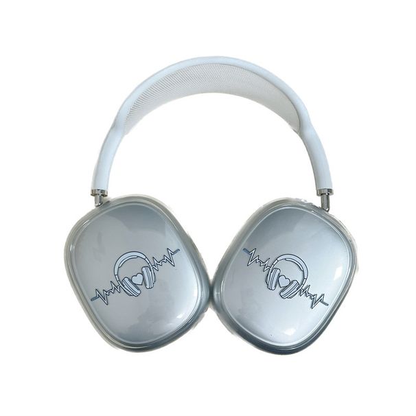 Personalized Headset for  AirPods MAX Headset Case Wireless Bluetooth Transparent Protective Cover_voghion.com