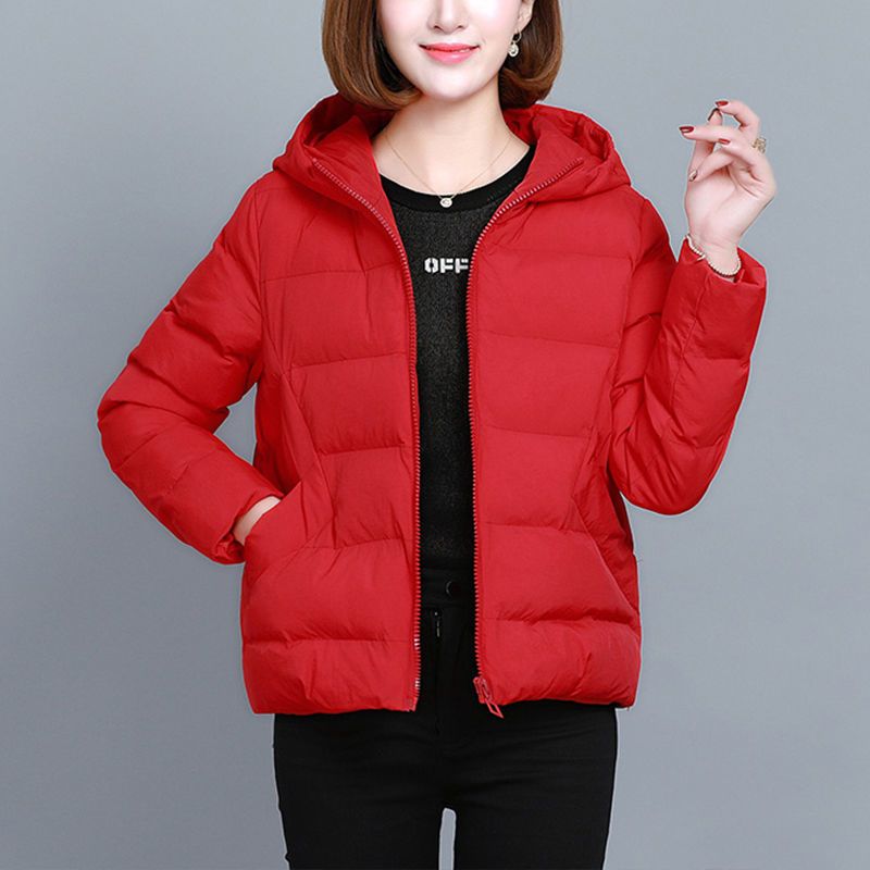 Off Season Autumn Winter Fashion With Big Hat, Korean Trendy Loose And Slimming Versatile Cotton Jacket, Women's Short_voghion.com