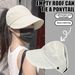 New Arrivals Summer UV Adjustable Drawstring Fisherman Cap Visors Portable Hats Brim Wide Foldable Sun Hat Protection N2P9_voghion.com