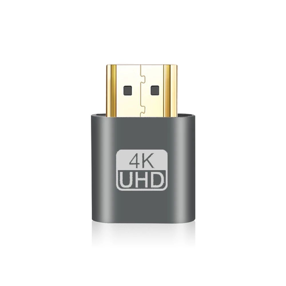 3 Stéck/Lot 4K VGA Virtuellt Displayeat Dummy Plug Display Emulator Connector VGA Virtuellt Emulator Adapter DDC Edid Fir Video_voghion.com