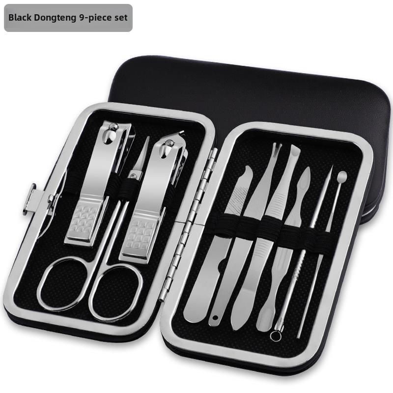 Nail Clipper Set Home Pedicure Kit with Cuticle Nipper Ear Scoop and Nail Scissors in Gift Box_voghion.com