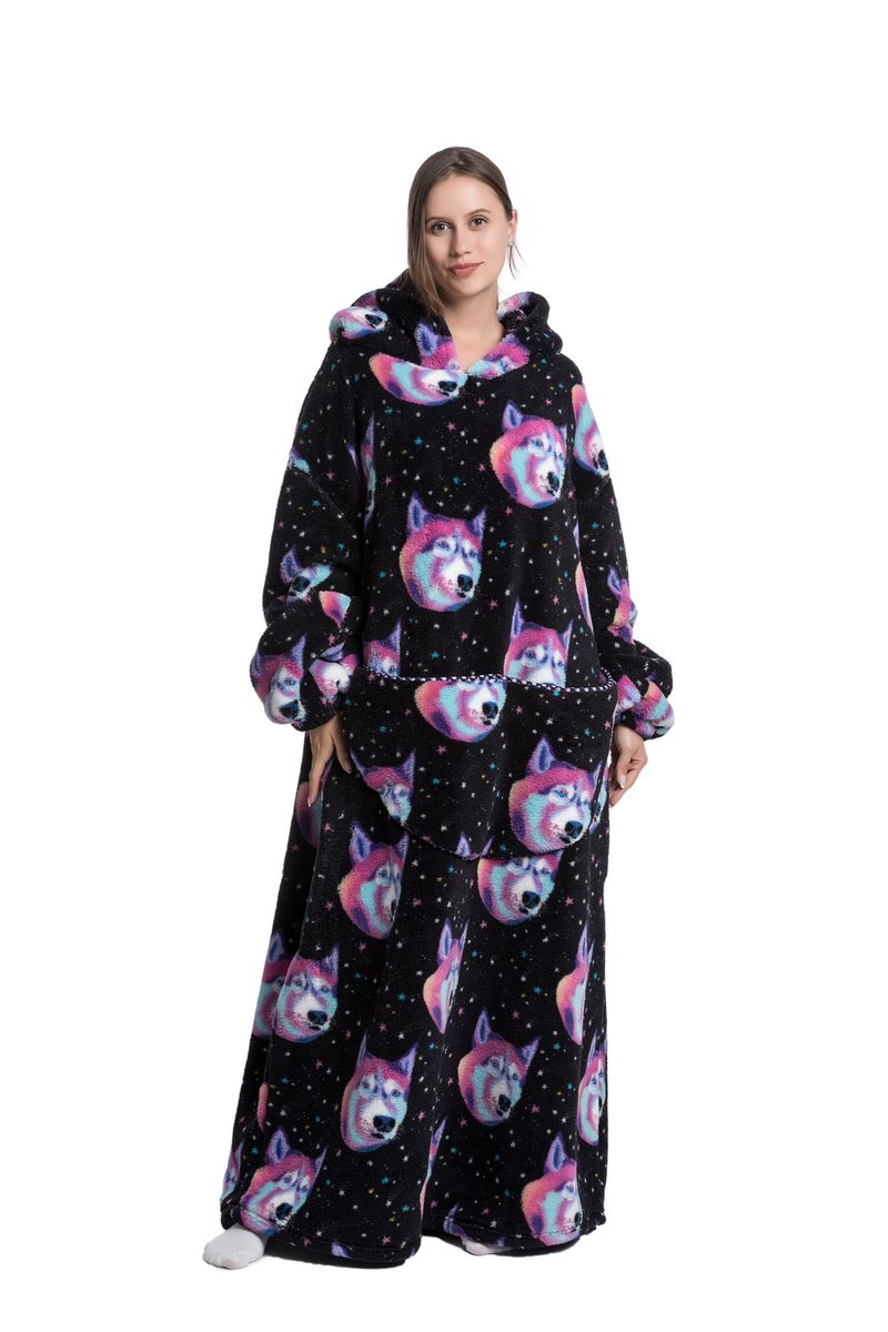 Oversized Wearable Blanket Cozy Warm Shu Veeteen Hoodie for Adults Soft Sweatshirt for Gifts One Size Fits All_voghion.com