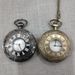 Fob Watches Pocket Watch Pocket Watch Stylish Retro Shell Dial Double Layer Scale Quartz Pocket Watch_voghion.com