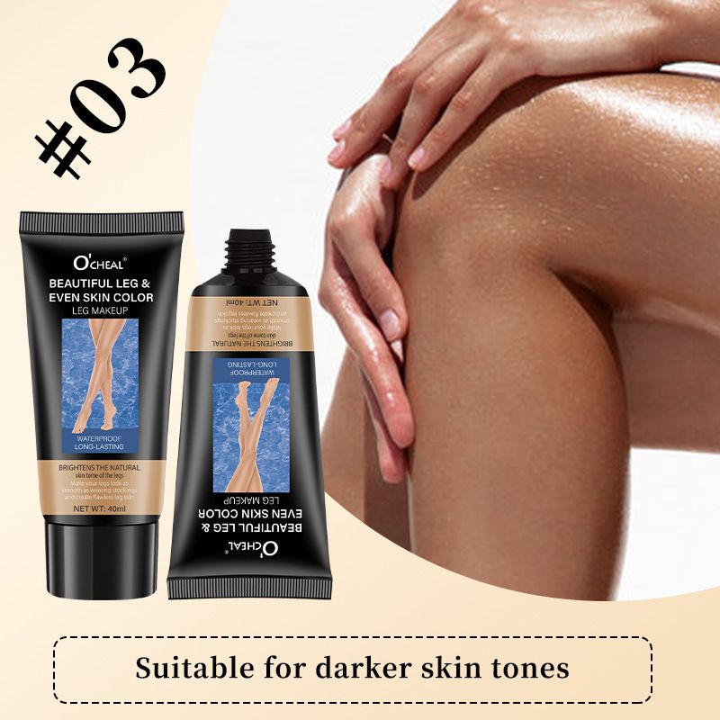 O'CHEAL Leg Makeup - Natural Clear Waterproof Full Coverage Skin Tone Even Out Leg Cream_voghion.com