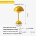 Nordic Dekorative Knospe Dänische Atmosphäre USB Wiederaufladbare Schlafzimmer Nachttisch Einfache Touch Pilz Tischlampe_voghion.com