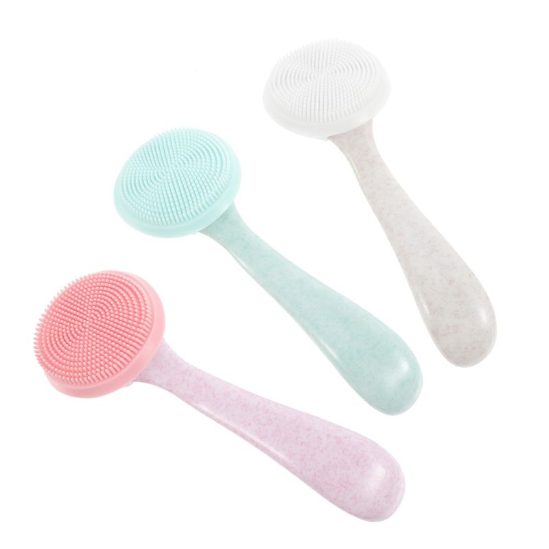 3 Pcs Reinigung Pinsel Gesichts Wäscher Mann Pinsel Für Hautpflege Gesicht_voghion.com