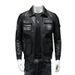 Men's Clothing Jacket Casual Leather Men's Biker Jacket Slim PU Leather Jacket With Lapel_voghion.com