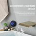 Tragbarer kabelloser Bluetooth-Lautsprecher LED IPX4 Wasserdichter Lautsprecher Badezimmer im Freien Großer Saugnapf Mini-Stereo-Soundbox_voghion.com