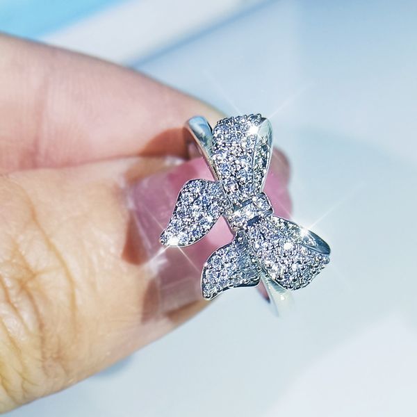 Collana con ciondolo a fiocco carino e alla moda, orecchini, brillanti, in argento Sterling, con fiocco, collane di design, girocollo Sailormoon da donna_voghion.com