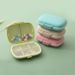 Pill Portable Travel Cases 8 Grids Medicine Storage Box With Seal Ring Small Box For Tablets Wheat Straw C_voghion.com
