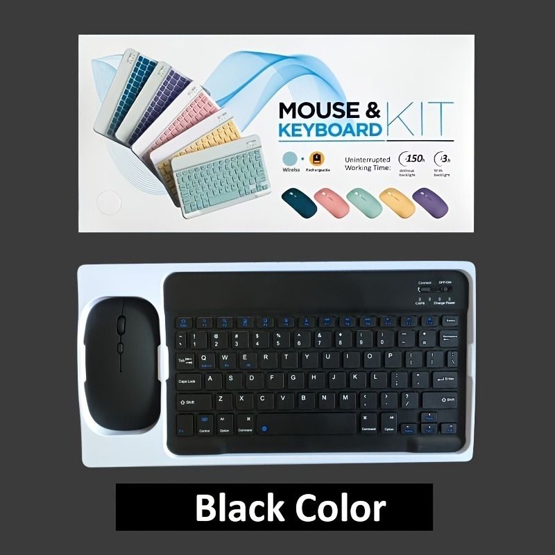 [Wireless Keyboard Combo] Wireless Keyboard And Mouse Combo - Portable, Rechargeable Android, Samsung, Xiaomi Tablets_voghion.com