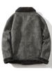 Shearling Coat For Men, Fleece-Lined And Thickened, 2025 Winter New Motorcycle, American Style, Plus Size Leather_voghion.com