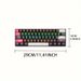 ONIKUMA G55 Mechanical Gaming Keyboard, 61 Keys, Layout, RGB, Customizable, Wired, Colorful, LED Backlight, Keyboard For_voghion.com