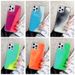 Compatible avec iPhone 15 Pro Max, iPhone 14, coque de protection intégrale couleur unie effet sable liquide phosphorescent, iPhone 13_voghion.com