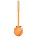 Long Handle Silicone Flat Toilet Brush with Shell Shape Holder Dead Corner Cleaning Punchless Bathroom Accesories Sets Tools_voghion.com