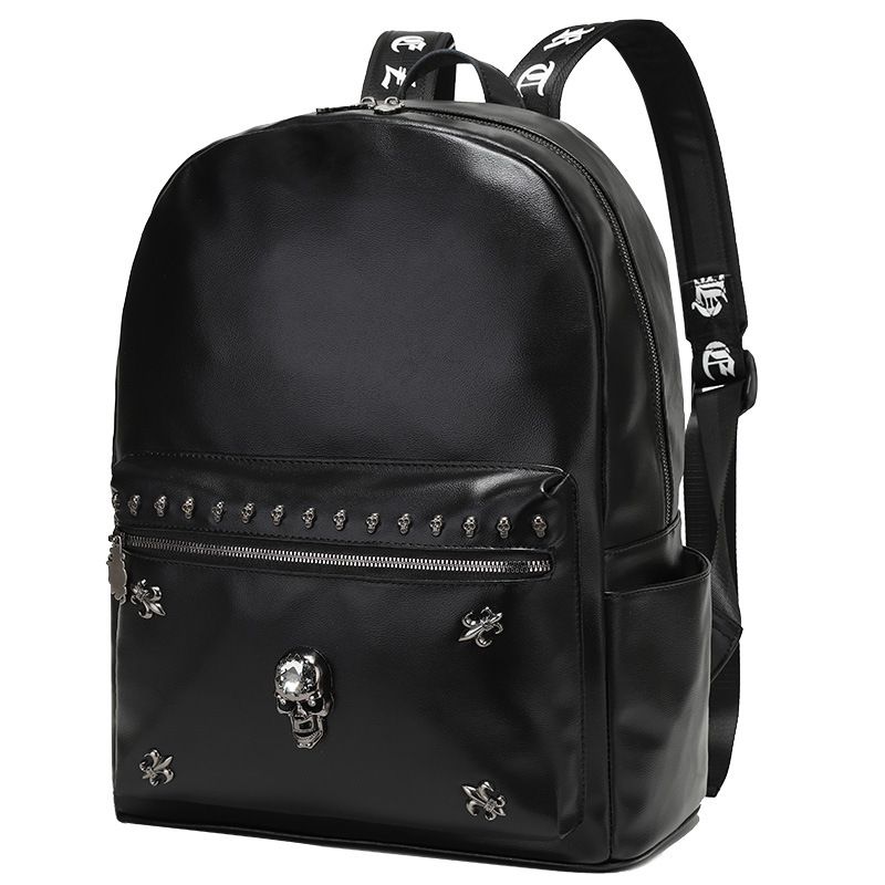  Fashion Backpack Men Large Capacity Outdoor Bag Personality Backpack Men's Motorcycle Bag New Style Cycling Computer Bag_voghion.com