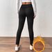 Pantaloni termici da donna a vita alta con fodera in pile – Leggings invernali comodi con controllo della pancia e tasche (S-XXL, elastici e caldi, casual ed eleganti)_voghion.com