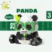 HUIQIBAO DIY Bonito Panda Forma Micro Modelo Blocos de Construção Conjunto Cidade Criatividade Zoológico Animal Mini Tijolos Brinquedos para Crianças Presente Criança_voghion.com