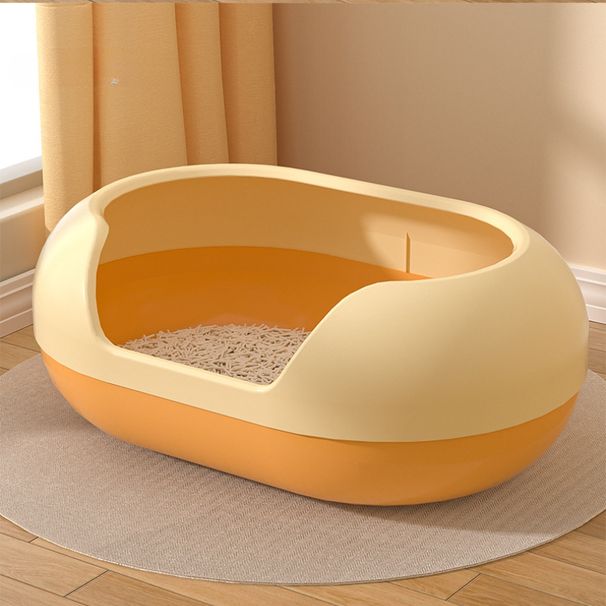 Riesige und extragroße halbgeschlossene Katzentoilettenkapsel Verbesserte extragroße Katzentoilette_voghion.com